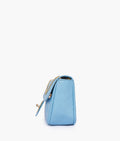 Buy Sky blue quilted small shoulder bag with chain in Pakistan