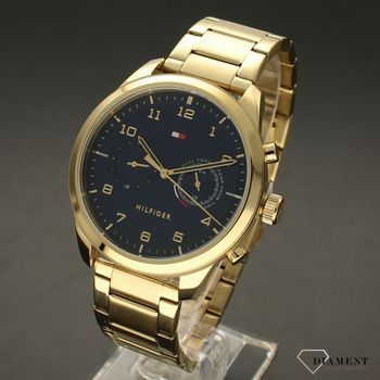 Buy Tommy Hilfiger Mens Quartz Stainless Steel Blue Dial 44mm Watch - 1791783 in Pakistan