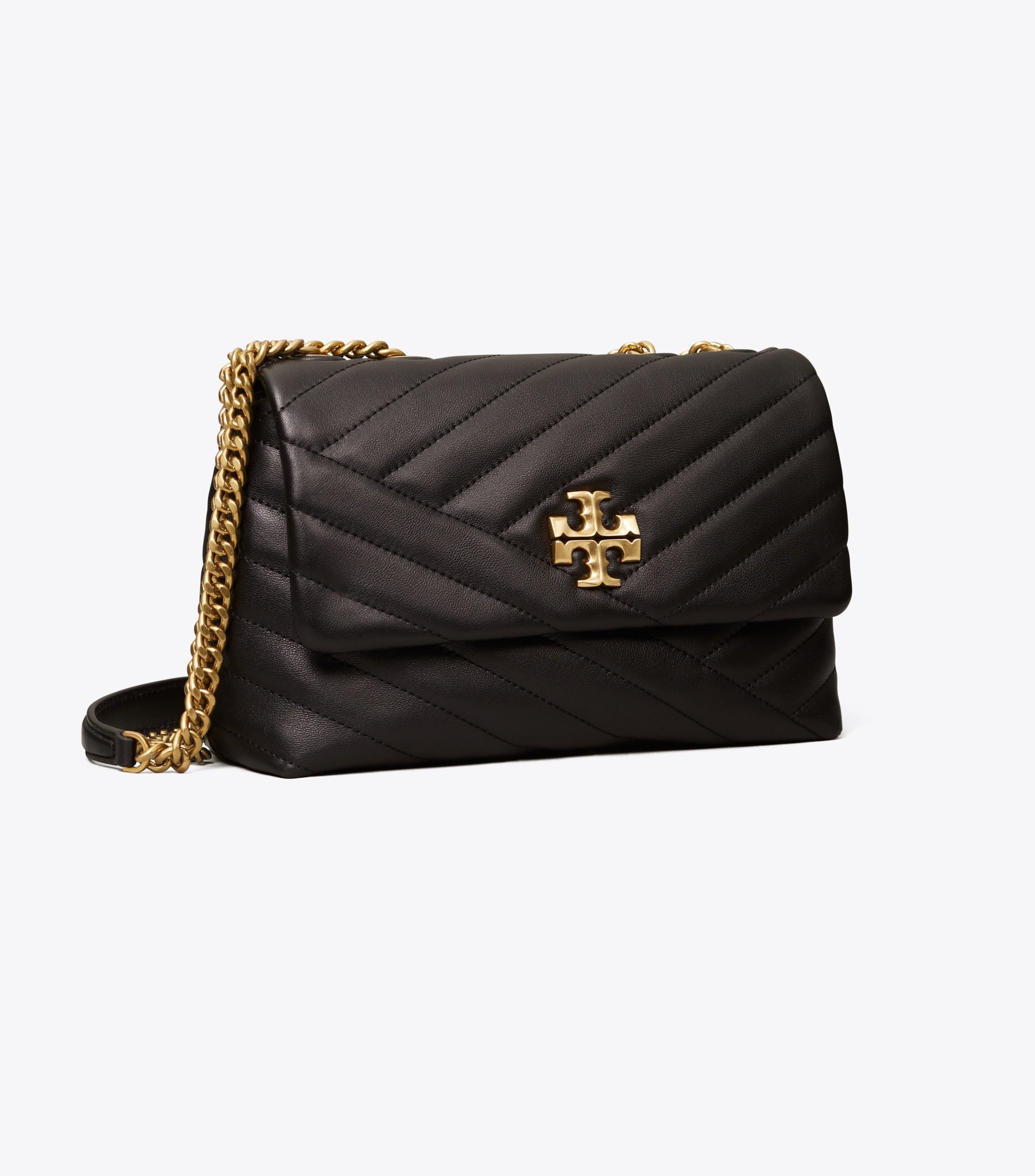 Buy Tory Burch Small  Kira Chevron Convertible Shoulder Bag For Women - Black in Pakistan