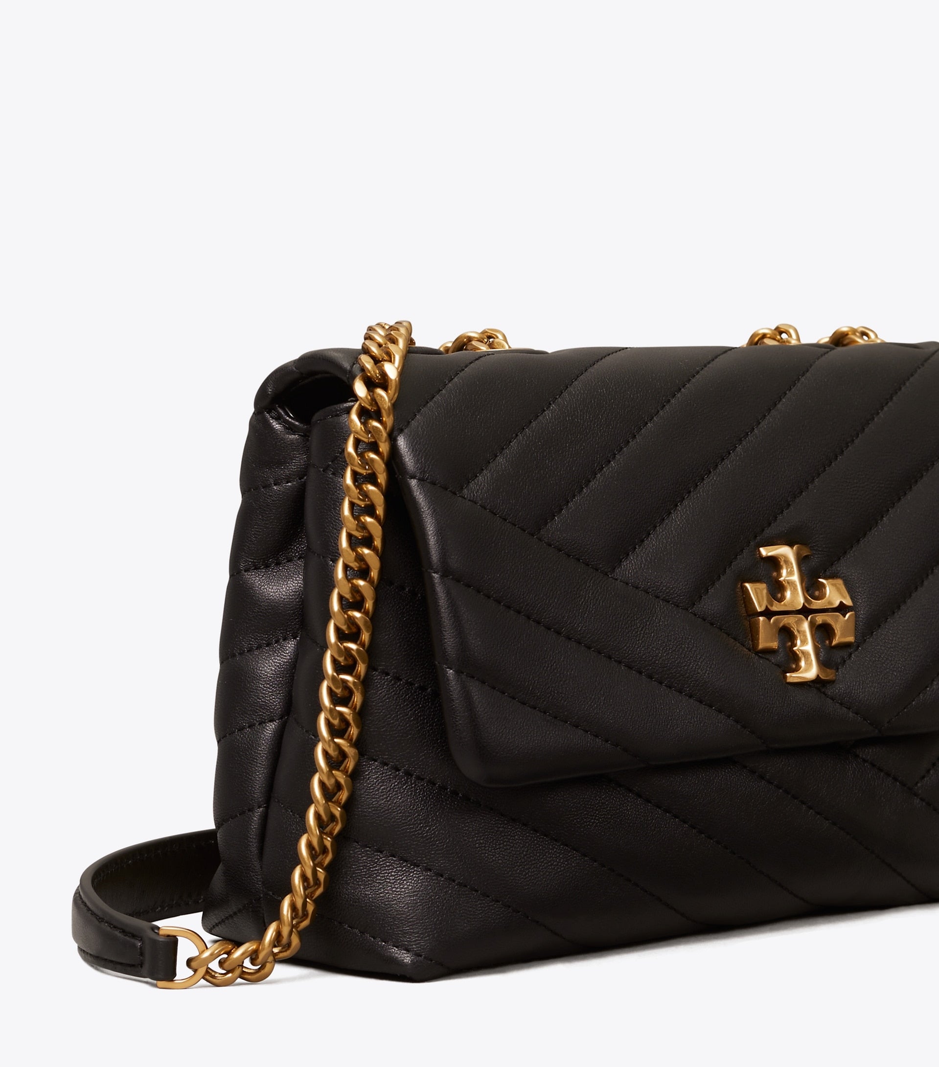 Buy Tory Burch Small  Kira Chevron Convertible Shoulder Bag For Women - Black in Pakistan