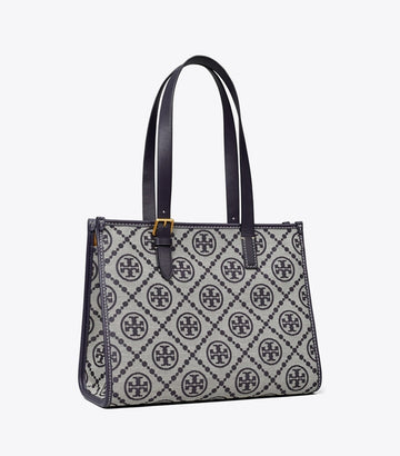 Buy Tory Burch Small T Monogram Tote Bag For Women - Tory Navy in Pakistan