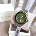 Buy Michael Kors Mens Chronograph Stainless Steel Green Dial 44mm Watch - Mk7158 in Pakistan