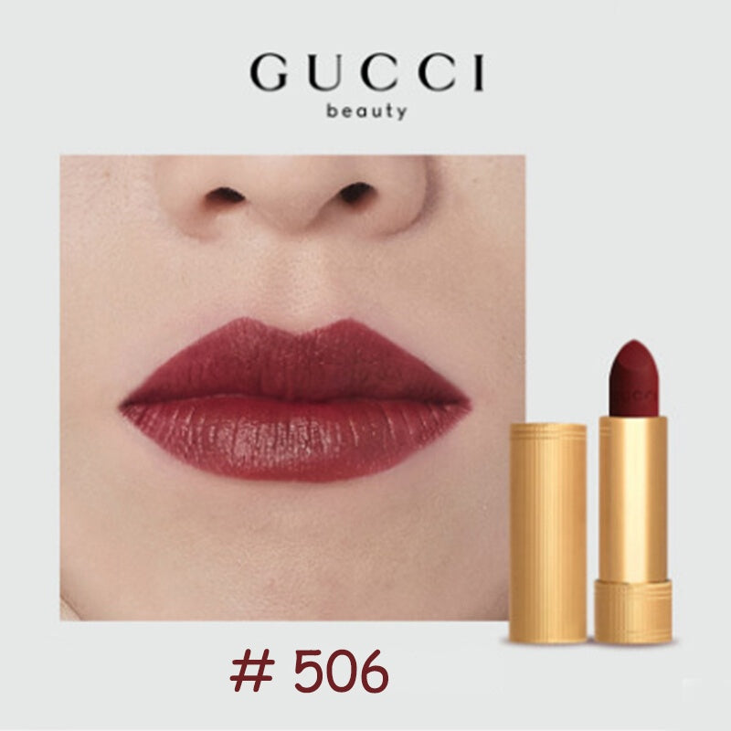 Gucci Rouge A Leveres Mat Lip Colour - 506 Louisa Red