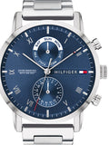 Buy Tommy Hilfiger Mens Quartz Stainless Steel Blue Dial 44mm Watch - 1710401 in Pakistan