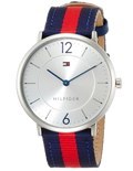 Buy Tommy Hilfiger Ultra Slim Silver Dial Two Tone Nylon Strap Watch for Men - 1791328 in Pakistan