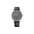 Buy Tommy Hilfiger Damon Grey Dial Black Leather Strap Watch for Men - 1791417 in Pakistan