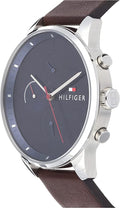 Buy Tommy Hilfiger Chase Black Dial Brown Leather Strap Watch for Men - 1791487 in Pakistan