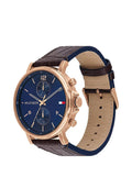 Buy Tommy Hilfiger Mens Quartz Leather Strap Blue Dial 44mm Watch - 1710423 in Pakistan