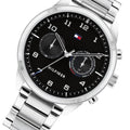 Buy Tommy Hilfiger Mens Quartz Stainless Steel Black Dial 44mm Watch - 1791784 in Pakistan