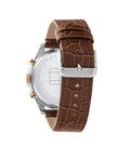 Buy Tommy Hilfiger Mens Quartz Leather Strap Silver Dial 44mm Watch - 1710450 in Pakistan