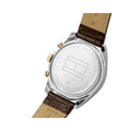 Buy Tommy Hilfiger Mens Quartz Leather Strap Silver Dial 44mm Watch - 1710450 in Pakistan