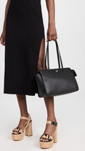 Buy Tory Burch Robinson Pebbled Tote Bag - Black in Pakistan