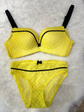 Buy Spandex Padded Bra and Panty Set in Pakistan