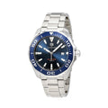 Buy Tag Heuer Aquaracer Blue Dial Silver Steel Strap Watch for Men - WAY101C.BA0746 in Pakistan