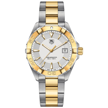 Buy Tag Heuer Aquaracer Silver Dial Two Tone Steel Strap Watch for Men - WAY1120.BB0930 in Pakistan