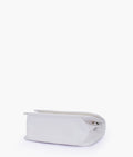 Buy White quilted chain cross-body bag in Pakistan