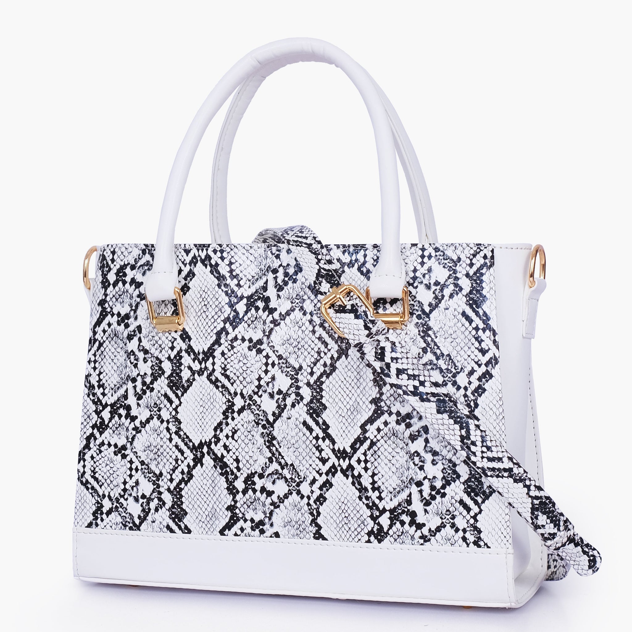 Buy White snake handbag in Pakistan