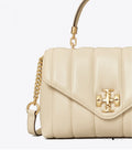Buy Tory Burch Small Kira Quilted Satchel Bag For Women - Brie Rolled Gold in Pakistan