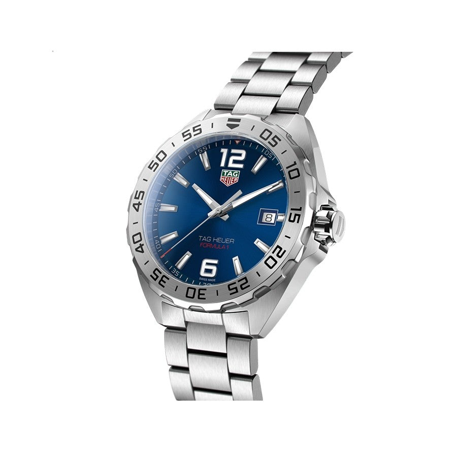 Buy Tag Heuer Formula 1 Quartz Blue Dial Silver Steel Strap Watch for Men - WAZ1118.BA0875 in Pakistan