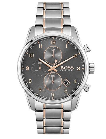 Buy Hugo Boss Mens Chronograph Analogue Quartz Stainless Steel Strap 44mm Watch - 1513789 in Pakistan