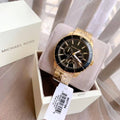 Buy Michael Kors Mens Multifunctional Gold Stainless Steel Black Dial 44mm Watch - Mk7154 in Pakistan