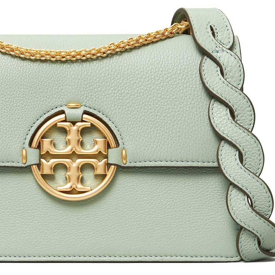 Review Tory Burch Fleming Convertible Shoulder Bag in Light Taupe