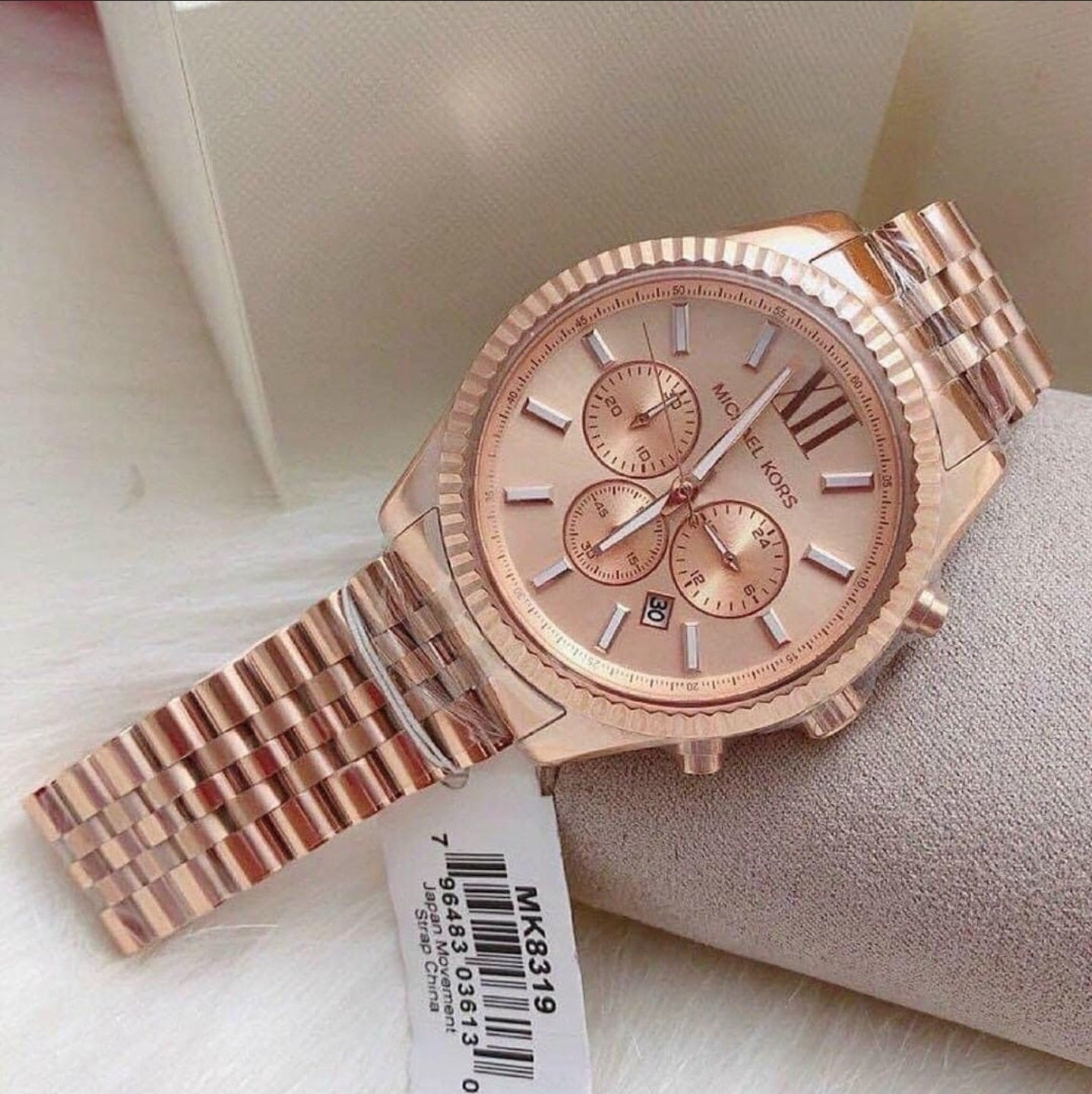 Buy Michael Kors Mens Quartz Stainless Steel Rose Gold Dial 45mm Watch - Mk8319 in Pakistan