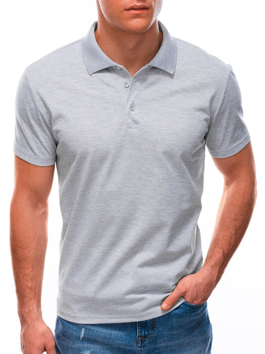 Buy Unisex Basic Plain Polo Shirt - Grey in Pakistan