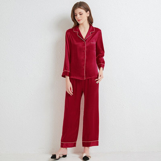 Buy Galaxy Pajama Suit Silk Red in Pakistan