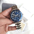 Buy Michael Kors Mens Cunninghum Multifunction Stainless Steel Blue Dial 44mm Watch - Mk7153 in Pakistan