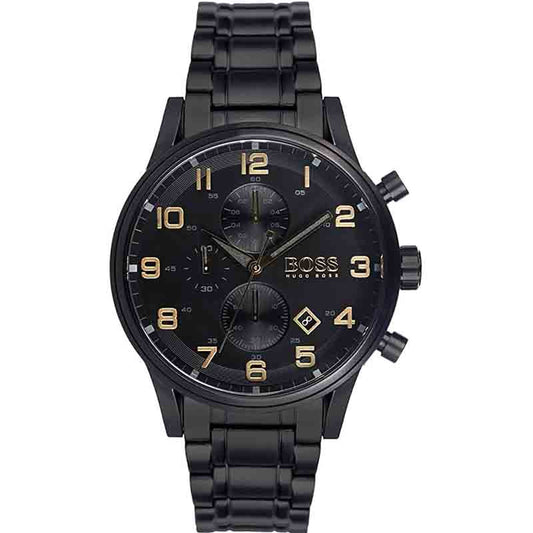 Buy Hugo Boss Mens Quartz Stainless Steel Black Dial 46mm Watch - 1513275 in Pakistan