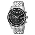 Buy Emporio Armani Mens Chronograph Quartz Stainless Steel Black Dial 46mm Watch - Ar5988 in Pakistan