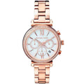 Buy Michael Kors Womens Quartz Sofie Rose Gold Stainless Steel Mother Of Pearl Dial 39mm Watch - Mk6576 in Pakistan