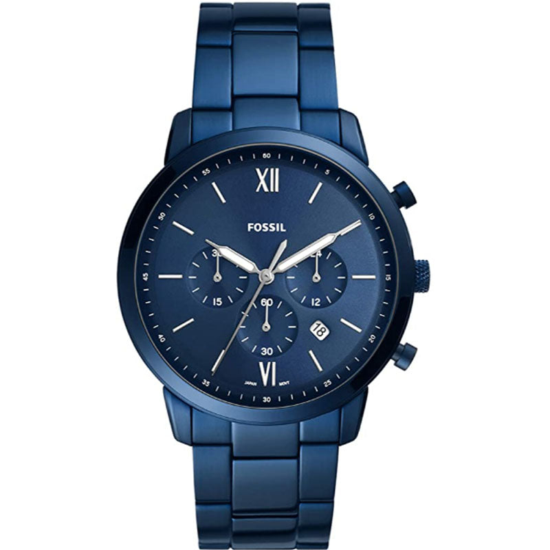 Buy Men's Chronograph Quartz Neutra Blue Stainless Steel Blue Dial 44Mm Watch in Pakistan