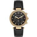 Buy Michael Kors Womens Quartz Parker Leather Strap Black Dial 39mm Watch - Mk6984 in Pakistan