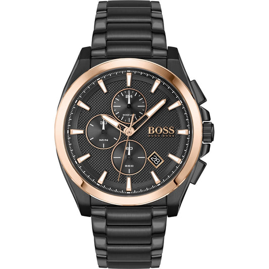 Buy Hugo Boss Mens Quartz Black Stainless Steel Black Dial 46mm Watch - 1513885 in Pakistan