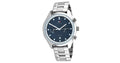 Buy Tommy Hilfiger Mens Quartz Silver Stainless Steel Blue Dial 44mm Watch - 1791725 in Pakistan