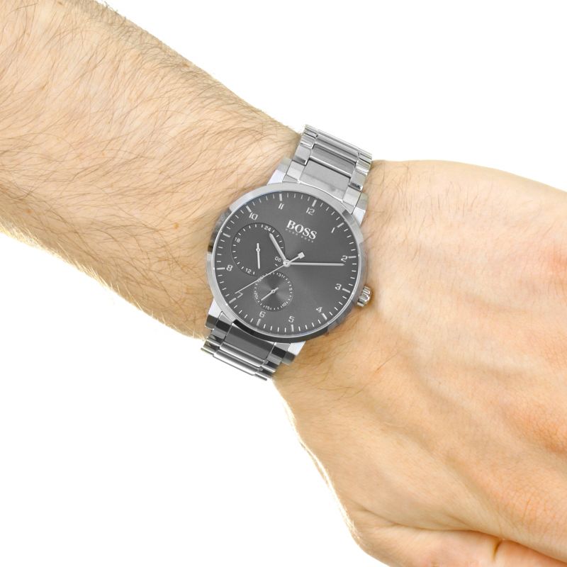 Buy Hugo Boss Mens Analog Oxygen Silver Stainless Steel Grey Dial 42mm Watch - 1513596 in Pakistan