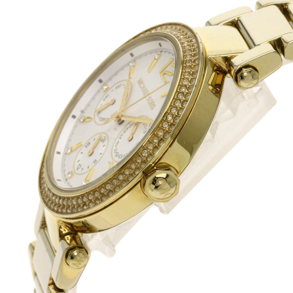 Buy Michael Kors Womens Quartz Parker Gold Stainless Steel White Dial 38mm Watch - Mk5780 in Pakistan