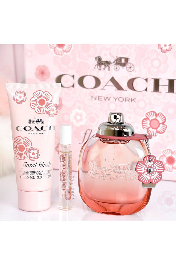 Coach floral best sale blush set