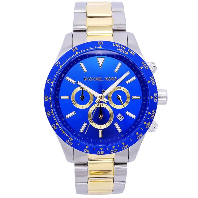 Buy Michael Kors Mens Quartz Stainless Steel Blue Dial 45mm Watch - Mk8825 in Pakistan