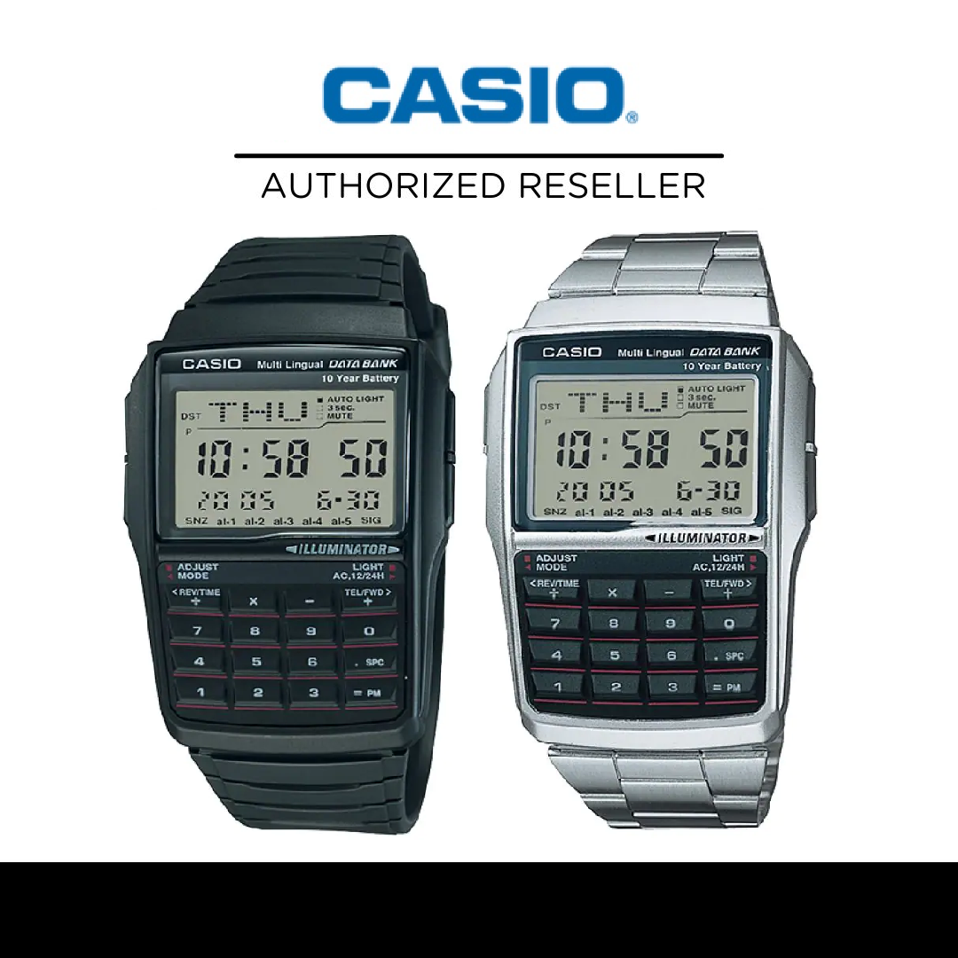 Buy Casio Digital Watch + Calculator in Silver Chain for Men - DBC-32D-1A in Pakistan