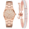 Buy Michael Kors Womens Quartz Channing Stainless Steel Rose Gold Dial 36mm Watch - Mk6624 in Pakistan