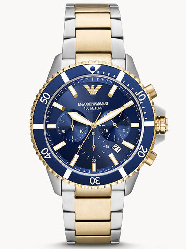 Buy Emporio Armani Mens Quartz Stainless Steel Blue Dial 43mm Watch - Ar11362 in Pakistan