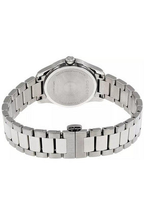 Buy Gucci Women's Swiss Made Quartz Stainless Steel Silver Dial 27mm Watch YA126551 in Pakistan