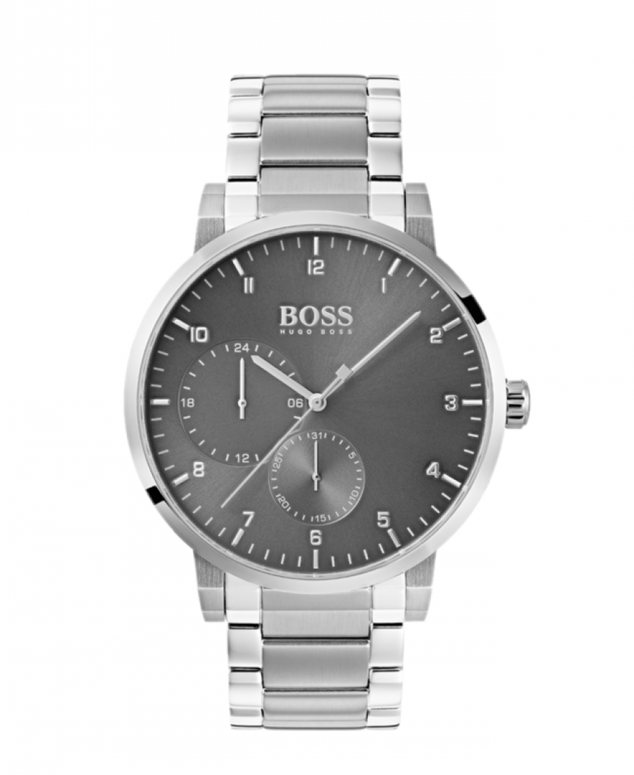 Buy Hugo Boss Mens Analog Oxygen Silver Stainless Steel Grey Dial 42mm Watch - 1513596 in Pakistan