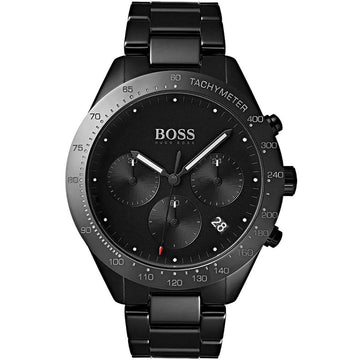 Buy Hugo Boss Mens Chronograph Quartz Talent Black Stainless Steel Black Dial 42mm Watch - 1513581 in Pakistan