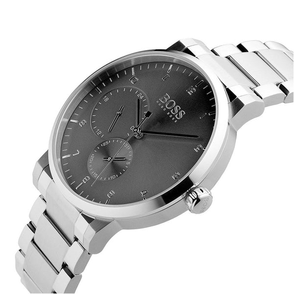 Buy Hugo Boss Mens Analog Oxygen Silver Stainless Steel Grey Dial 42mm Watch - 1513596 in Pakistan