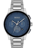 Buy Hugo Boss Mens Chronograph Quartz Stainless Steel Blue Dial 44mm Watch - 1513763 in Pakistan