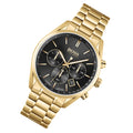 Buy Hugo Boss Mens Chronograph Champion Gold Stainless Steel Black Dial 44mm Watch - 1513848 in Pakistan